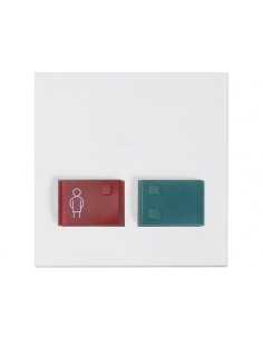 Ackermann - Plaque de propreté avec boutons rouge et vert de face 2