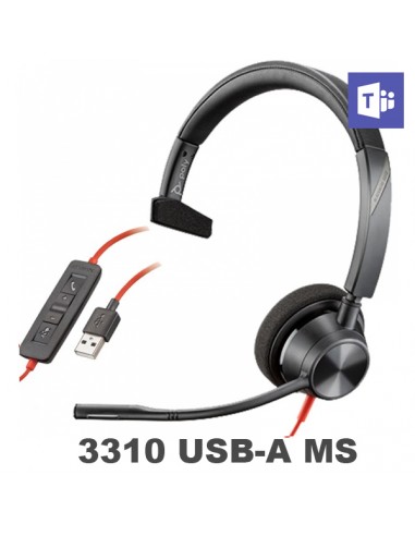 Poly - Plantronics Blackwire 3320 USB-A MS