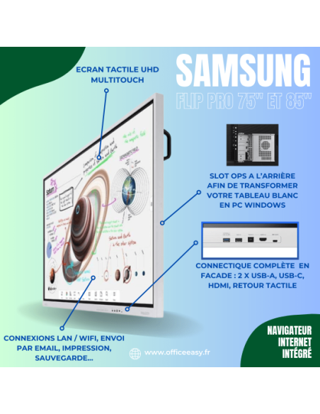 Samsung - Flip Pro 4 85"
