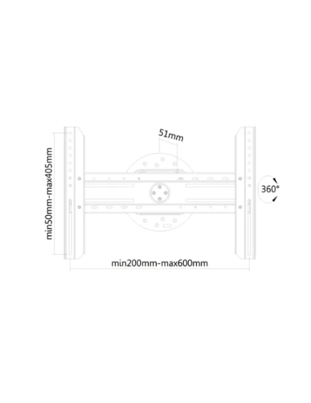 Neomounts - Support mural pour TV jusqu'à 75"