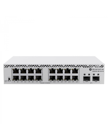 Mikrotik - Commutateur réseau CSS318‑16G‑2S+IN